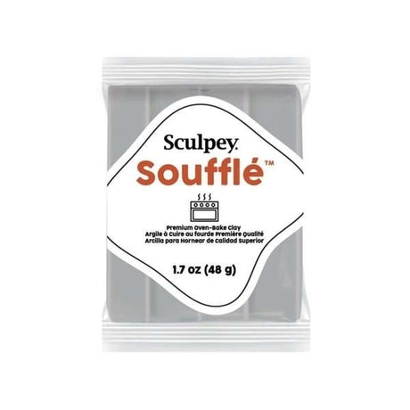 Sculpey Soufflé Concrete (Gris) – arcilla polimérica acabado gamuza 48 g