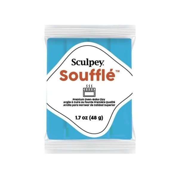 Sculpey Soufflé Robin's Egg (Celeste) – arcilla polimérica gamuza 48 g