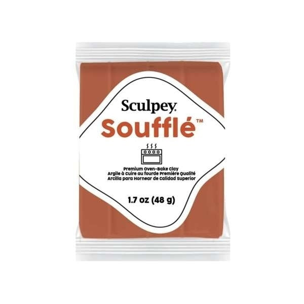 Sculpey Soufflé Cinnamon (Canela) – arcilla polimérica gamuza 48 g