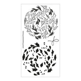 Sellos Clear en capas Ornamento de hojas decorativas (vista 3)