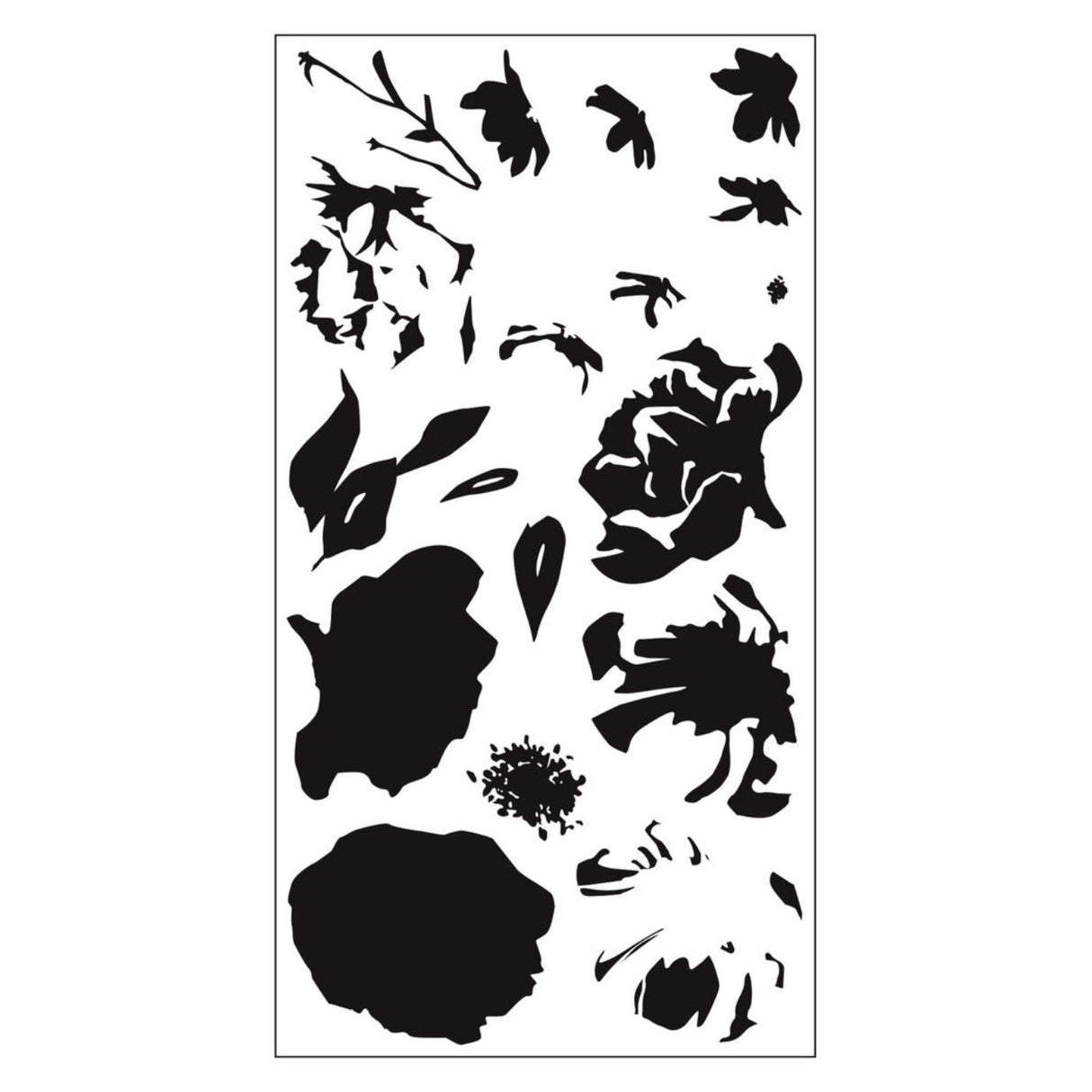 Sellos Clear en capas Flores (vista 2)
