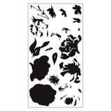 Sellos Clear en capas Flores (vista 2)