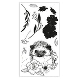 Sellos Clear en capas Erizo Floral (vista 2)