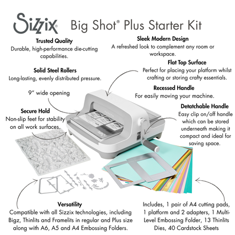 Troqueladora Big Shot Plus + Kit de inicio Edición 2026 (vista 4)