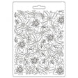 Molde Flexible A5 Textura Classic Christmas - Navidad - Stamperia