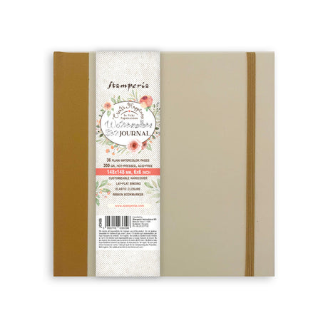 Agenda para Decorar Acuarelable 15x15cm Create Happiness - Stamperia