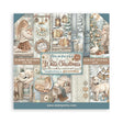 Pack de Cartulinas White Christmas 30.48x30.48cm - 10 hojas - Navidad - Stamperia