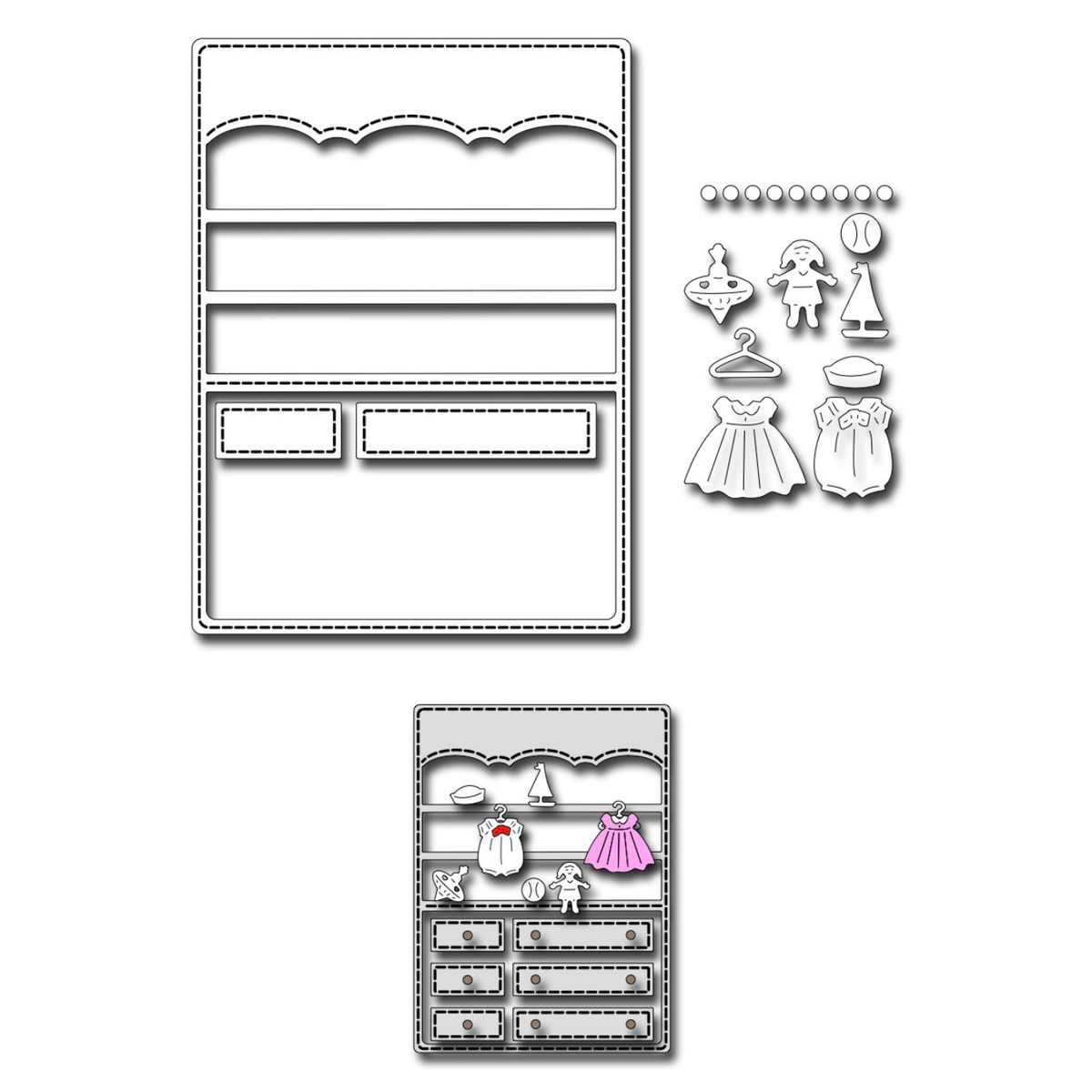 Troquel Baby Wardrobe (vista 2)