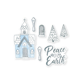 Troqueles Framelits con sellos "Iglesia Paz en la Tierra"