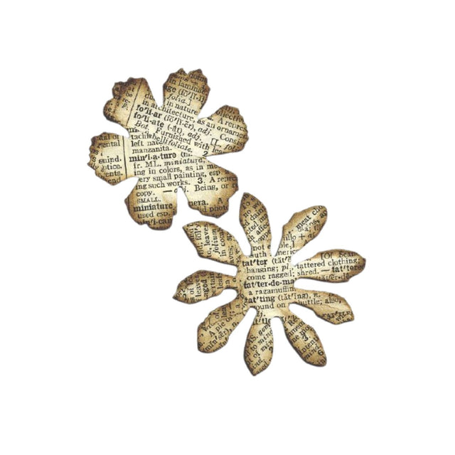 Troquel Movers & Shapers Tim Holtz Mini Tattered Florals