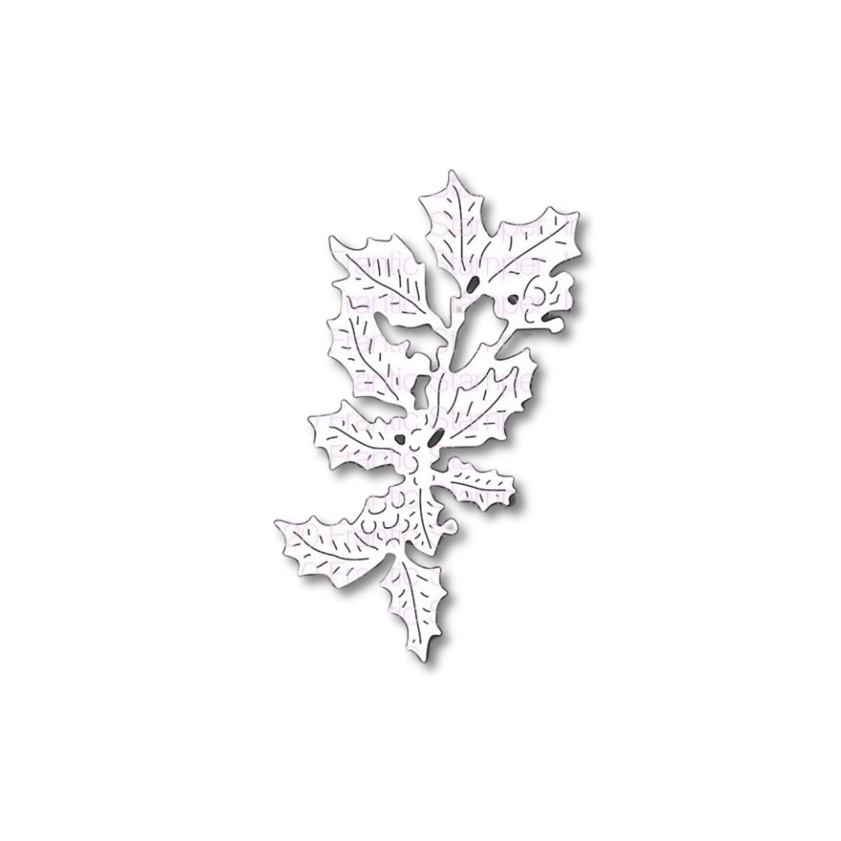 Troquel Holly Branch - Navidad (vista 2)