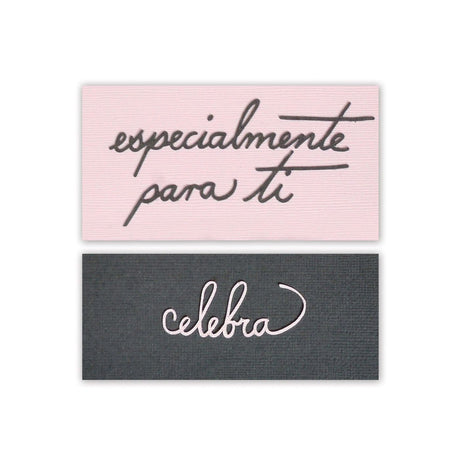 Troqueles Thinlits Porta Gift Card con Frases Español (vista 2)