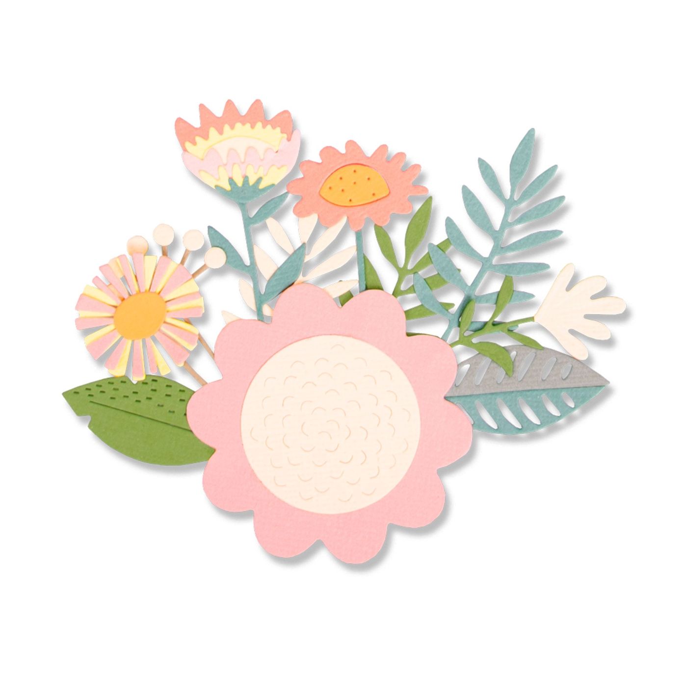 Troqueles Thinlits Flores Tropicales