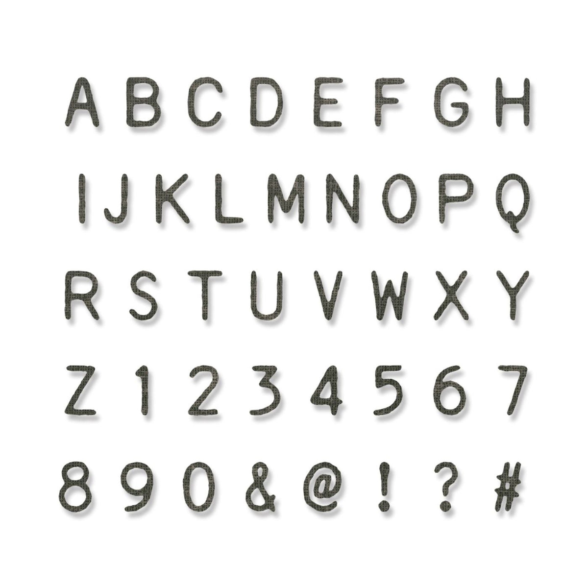 Troqueles Thinlits Etiqueta Alfanumérica de Tim Holtz (vista 2)
