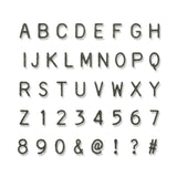 Troqueles Thinlits Etiqueta Alfanumérica de Tim Holtz (vista 2)