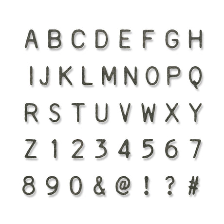 Troqueles Thinlits Etiqueta Alfanumérica de Tim Holtz (vista 2)
