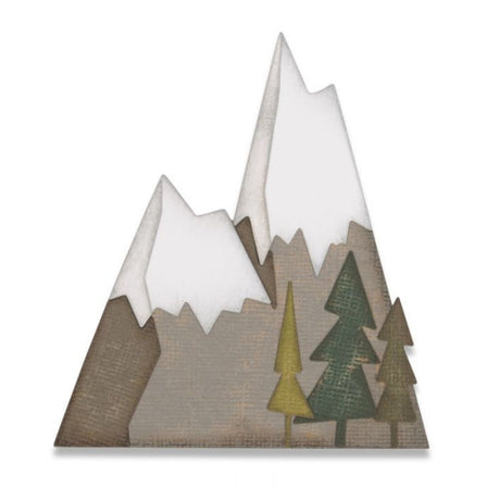 Troqueles Thinlits Tim Holtz Alpino/Montañas (vista 3)
