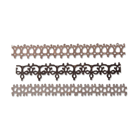 Troqueles Thinlits Tim Holtz Borde Tejido Crochet