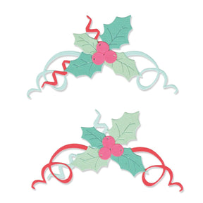 Troqueles Thinlits Boughs of Holly - Poinsettia - Navidad