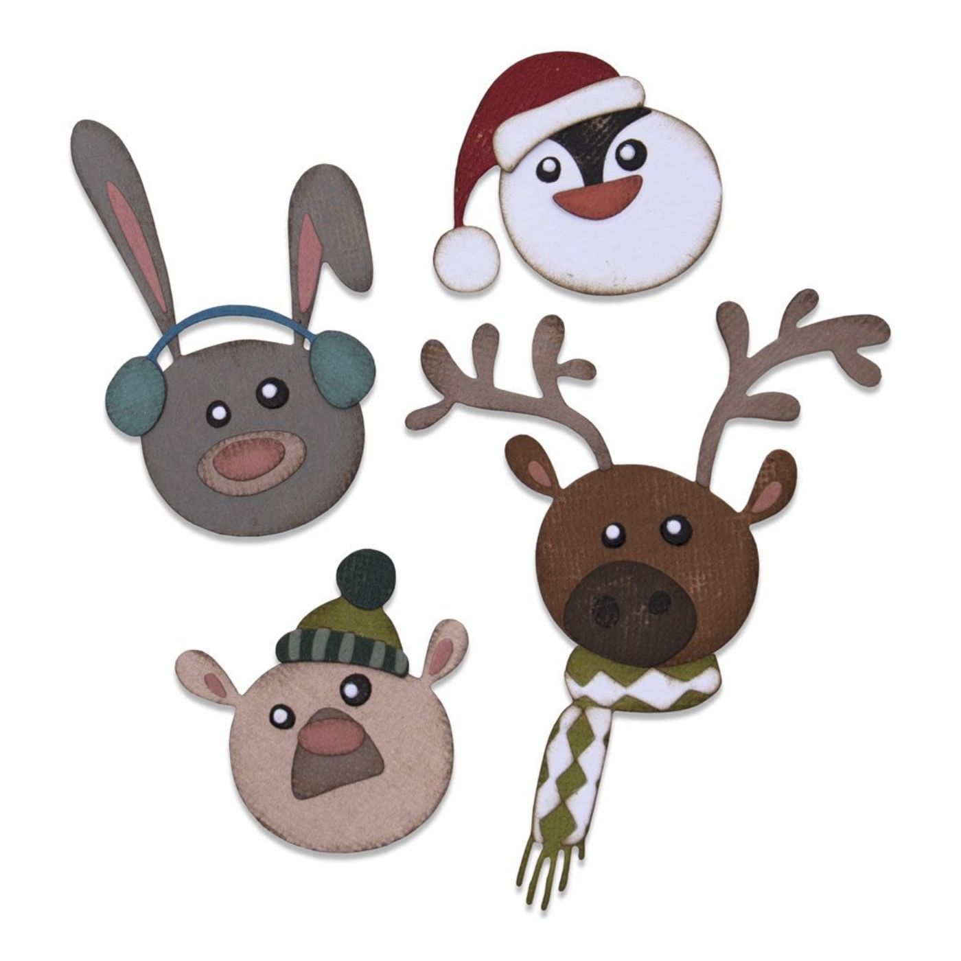 Troqueles Thinlits Tim Holtz Animalitos de invierno