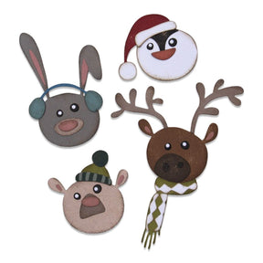 Troqueles Thinlits Tim Holtz Animalitos de invierno