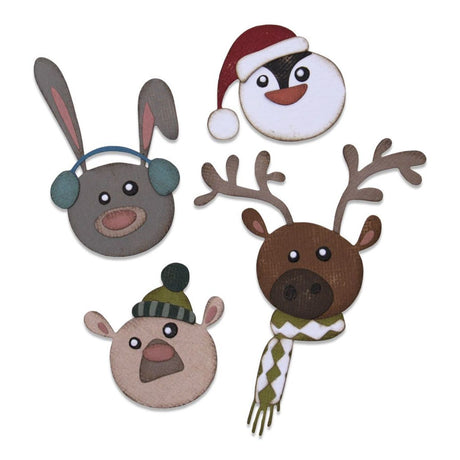Troqueles Thinlits Tim Holtz Animalitos de invierno