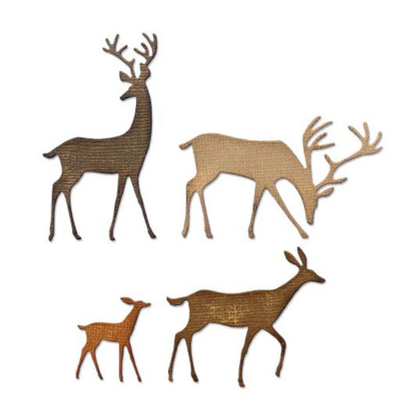 Troqueles Thinlits Darling Deer - Venado - Navidad de Tim Holtz (vista 3)