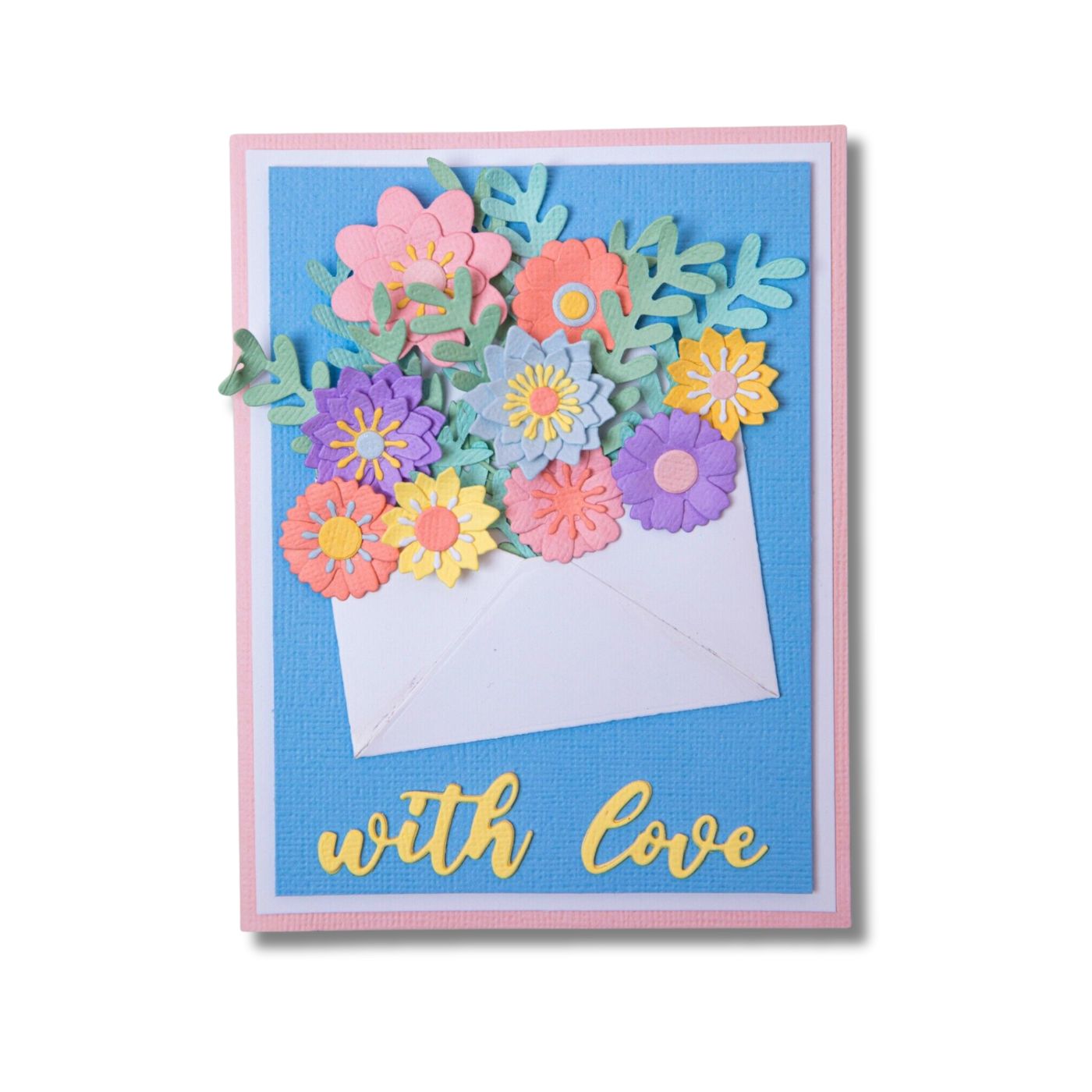 Troqueles Thinlits Flores con sobre