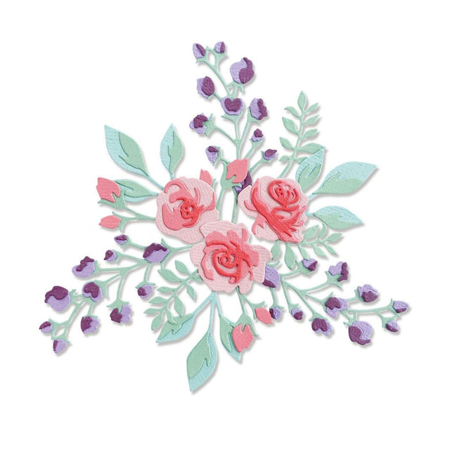 Troquel Thinlits Capas florales N°2