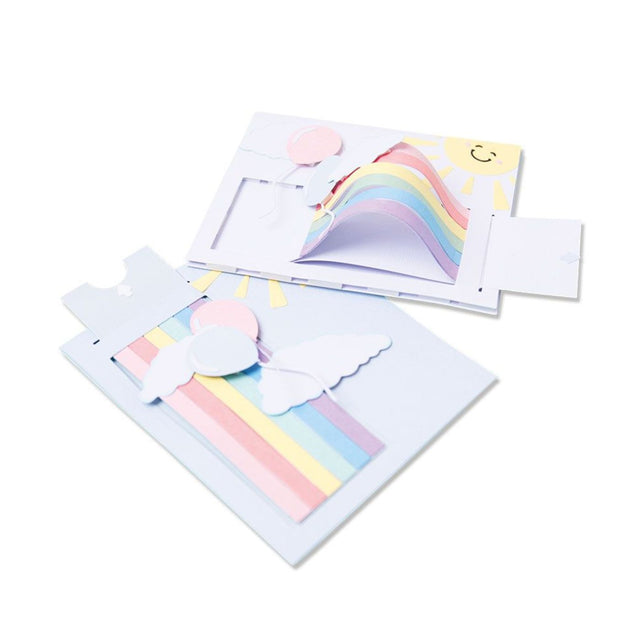 Troqueles Thinlits Tarjeta Slider Arcoíris