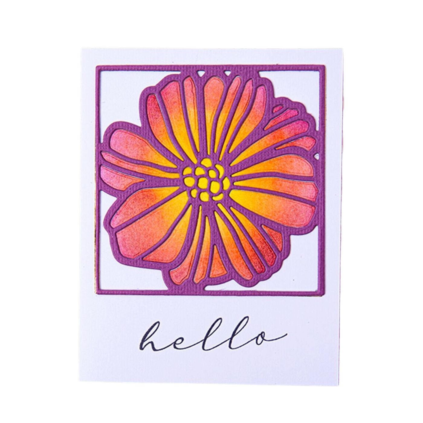 Troqueles Thinlits Portada Tarjeta Floral