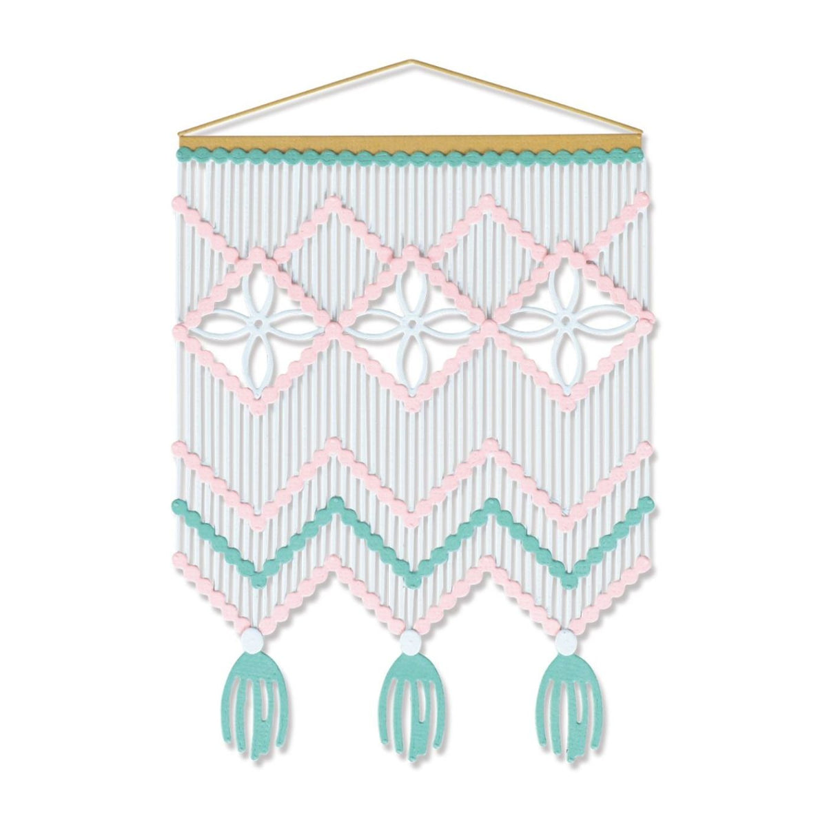 Troqueles Thinlits Portada Tarjeta Macramé