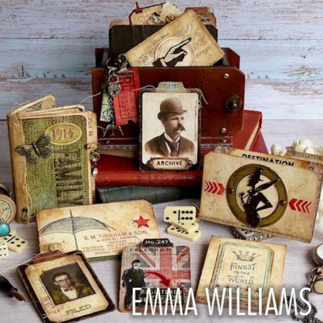 Troqueles Thinlits Alphanumeric Theory Mayúscula de Tim Holtz (vista 3)