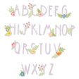 Troqueles Thinlits Alfabeto Floral