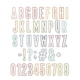 Troqueles Thinlits Alphanumeric Bulletin de Tim Holtz (vista 4)