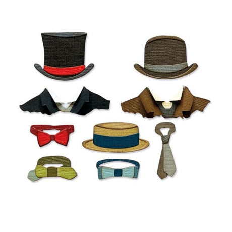 Troqueles Thinlits Tim Holtz Tailored - Caballeros (vista 3)