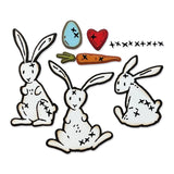 Troqueles Thinlits Tim Holtz Bunny Stitch (vista 4)