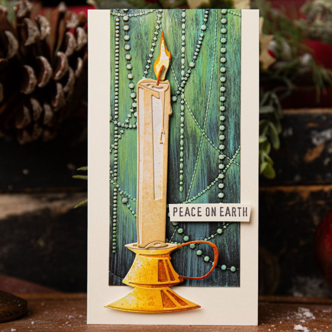 Troqueles Thinlits Colorize Candleshop/Velas de Tim Holtz