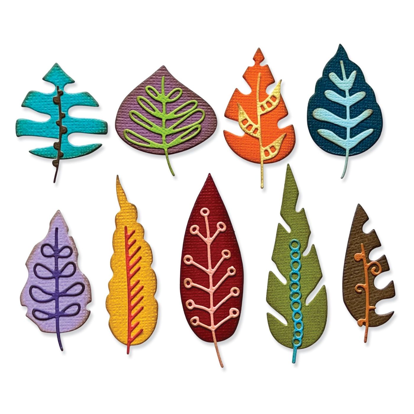 Troqueles Thinlits Hojas artísticas de Tim Holtz