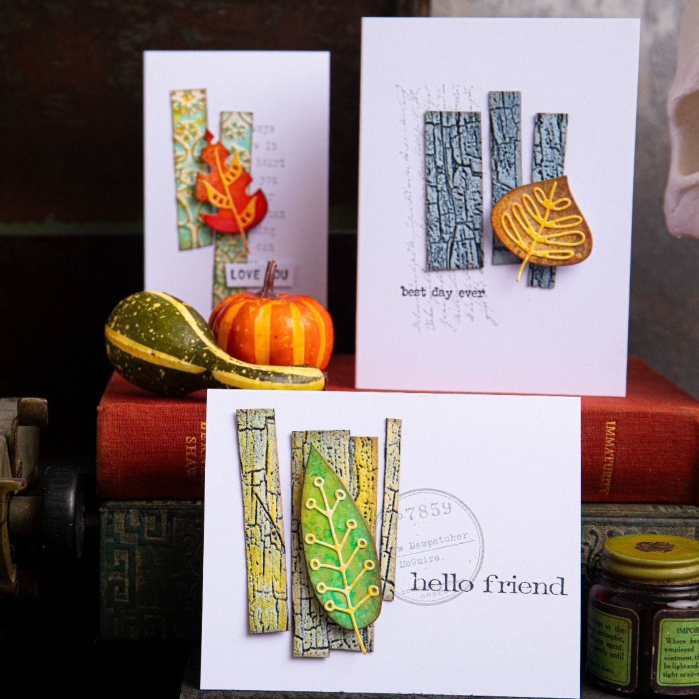 Troqueles Thinlits Hojas artísticas de Tim Holtz