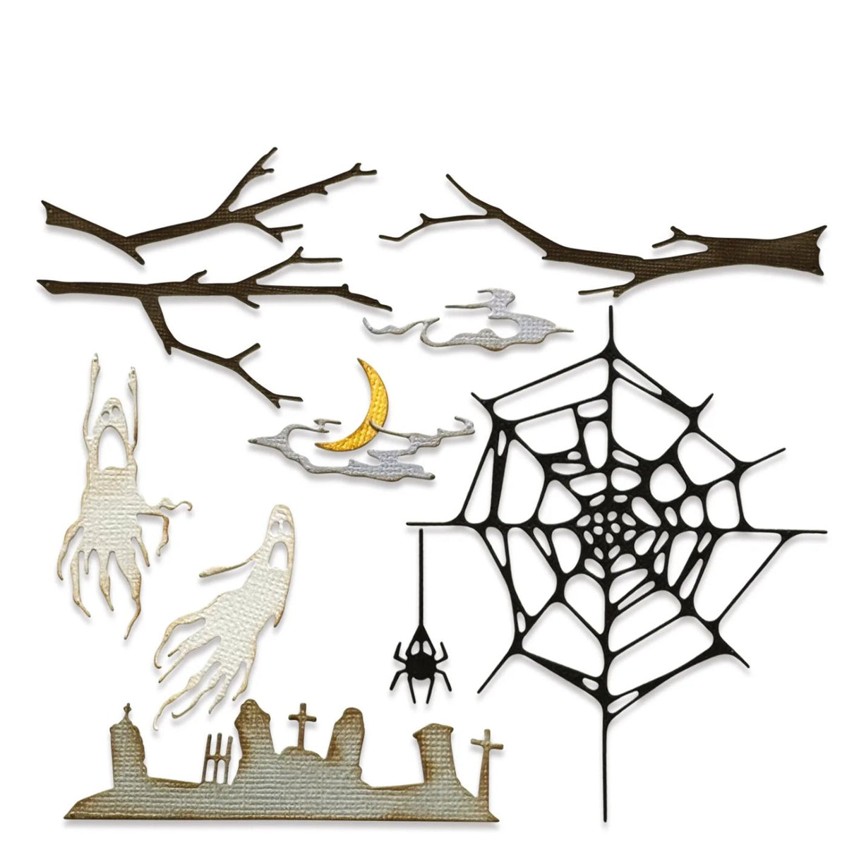 Troqueles Thinlits Noche de terror de Tim Holtz - Halloween (vista 4)