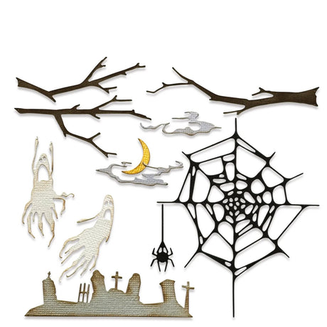 Troqueles Thinlits Noche de terror de Tim Holtz - Halloween (vista 4)