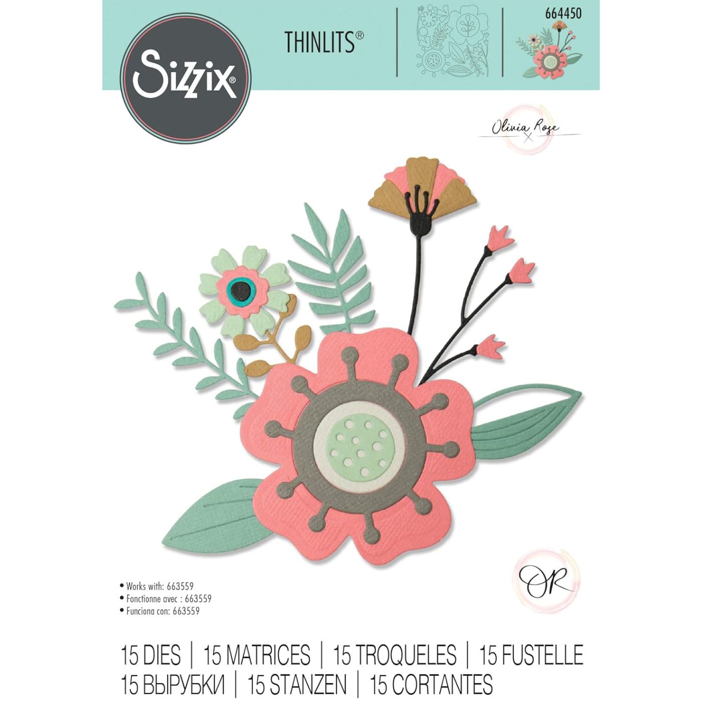 Troqueles Thinlits Flores creativas