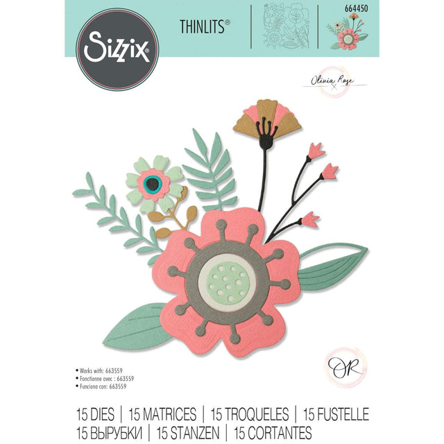 Troqueles Thinlits Flores creativas