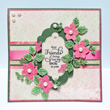 Troquel Wild Rose Corner with Overlay Blooms (vista 3)
