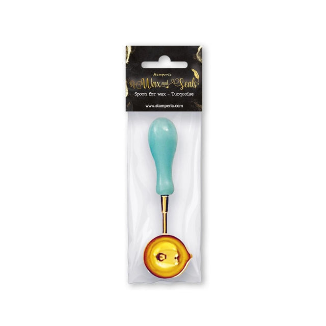 Wax and Seals Cuchara para derretir cera - Turquesa