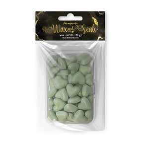 Wax and Seals Cera forma de Corazón 20gr - Menta