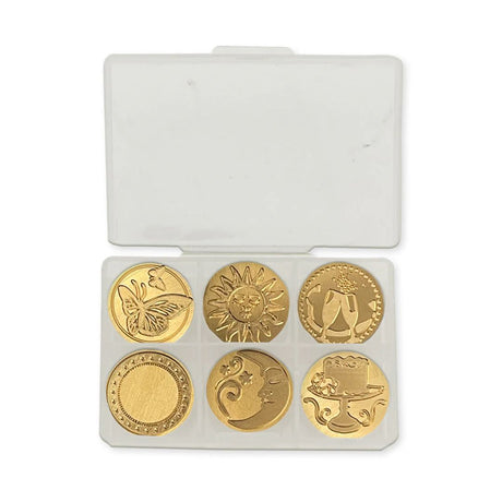 Wax and Seals Set 6 sellos diam 2,5cm - Celebración (vista 3)