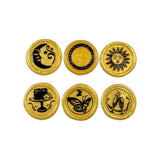 Wax and Seals Set 6 sellos diam 2,5cm - Celebración (vista 2)