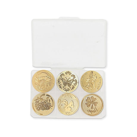 Wax and Seals Set 6 sellos diam 2,5cm - Romantic Hidden Grove (vista 2)
